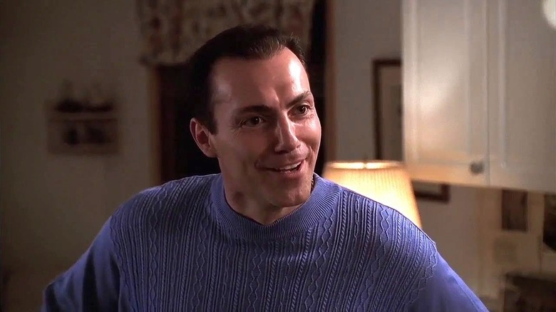 Al Sapienza as Mikey Palmice, smiling in The Sopranos