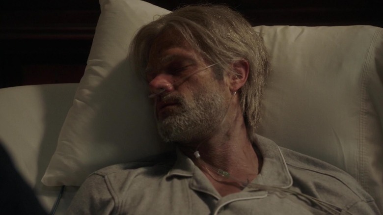 Old man Sam Winchester lying in bed in the series finale of Supernatural (2005-2020)
