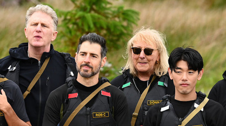 Michael Rapaport, Rob Cesternino, Donna Kelce, and Eric Nam compete on Season 4 of 'The Traitors'