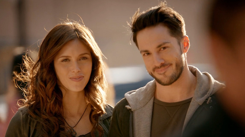 Vicki and Tyler on The Vampire Diaries
