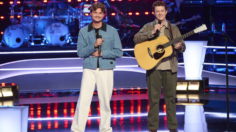 Evan James and Luke Curran on The Voice