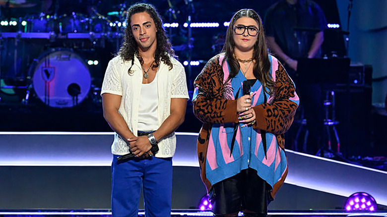 Jonah Mayor and Mikenley Brown on The Voice