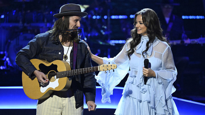 Dustin Dale Gaspard and Kirbi in Season 28 of The Voice