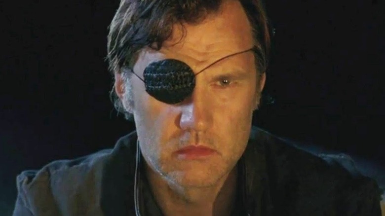 David Morrissey as The Governor looks intense in The Walking Dead
