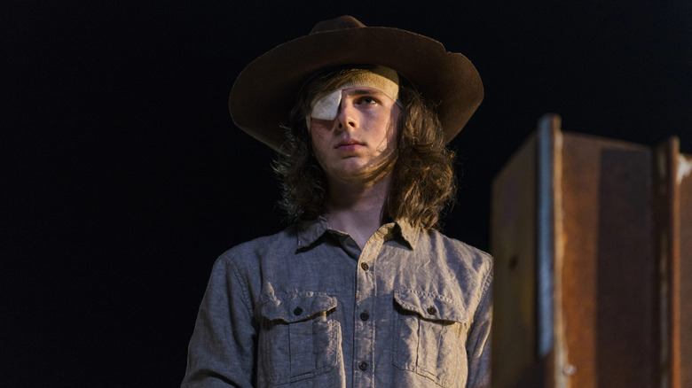 Chandler Riggs as Carl Grimes in The Walking Dead
