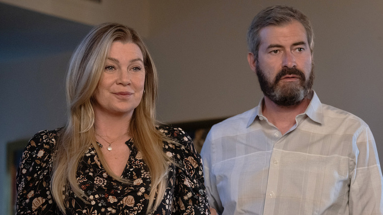Ellen Pompeo and Mark Duplass in Good American Family