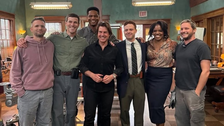 Tom Cruise NCIS Origins set visit