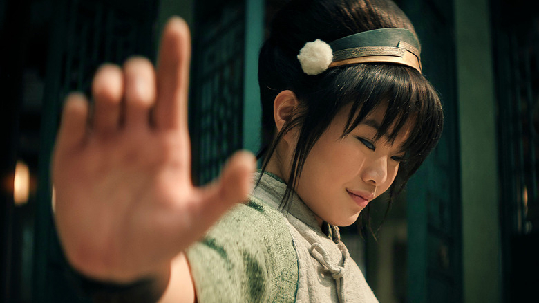 Toph on Avatar The Last Airbender
