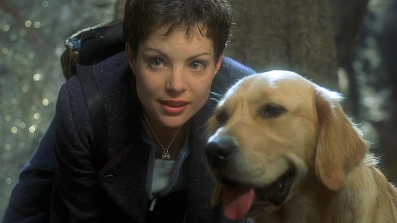 Kimberly Williams' Virginia assists a prince who has become a dog in The 10th Kingdom