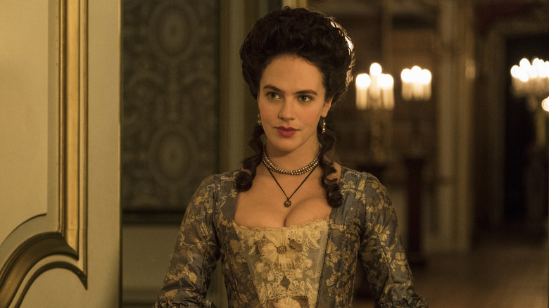 Charlotte in elegant gown