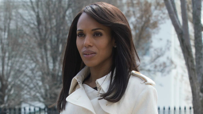 Olivia Pope (Kerry Washington) surveys her domain in Scandal