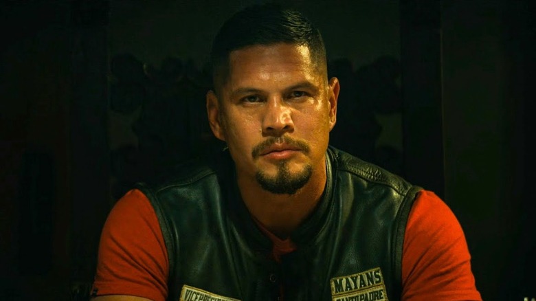 EZ (JD Pardo) takes in some news in Mayans M.C.