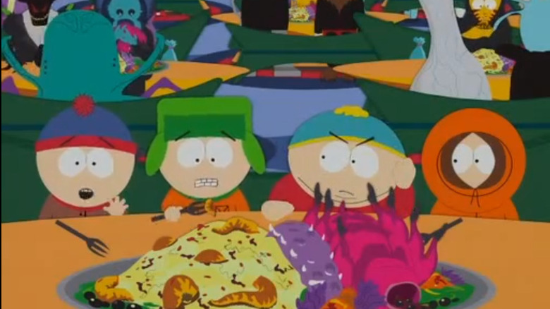 Stan, Kyle, Cartman, and Kenny learn that Earth is a reality show for aliens on South Park