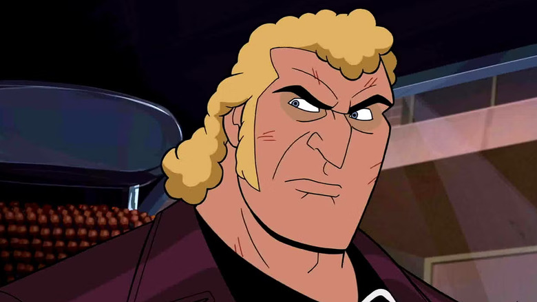 Brock Samson gives brutal side-eye in The Venture Brothers.