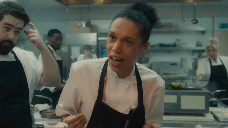 Carly (Vinette Robinson) runs a stressful kitchen in Boiling Point