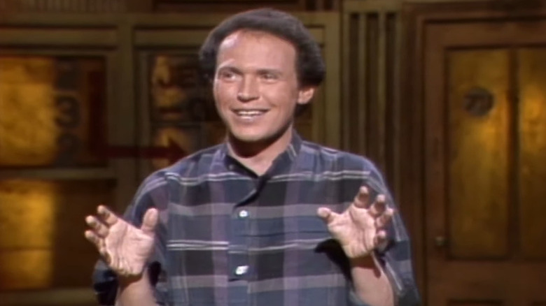 Billy Crystal delivers a monologue on Saturday Night Live