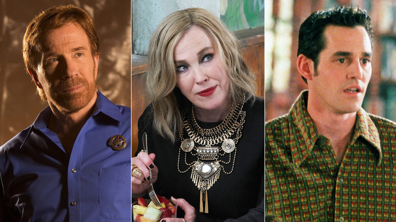 Chuck Norris, Catherine O'Hara, and Nicholas Brendon
