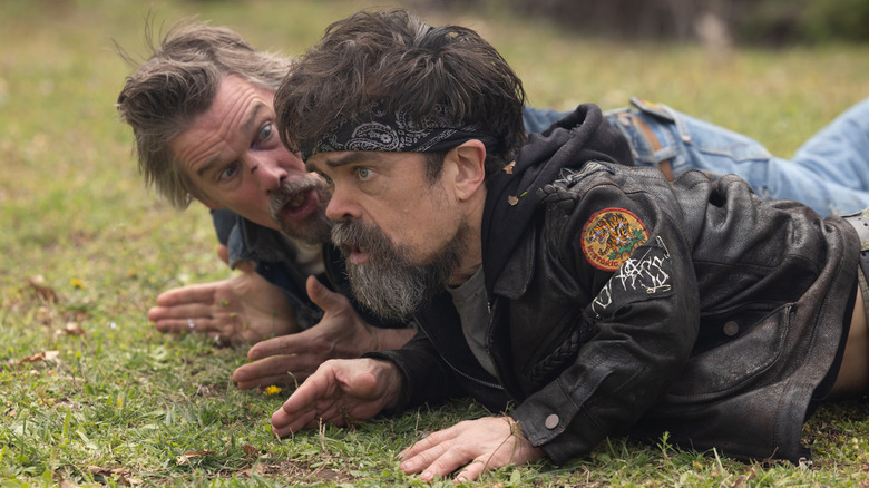 Peter Dinklage and Ethan Hawke in The Lowdown