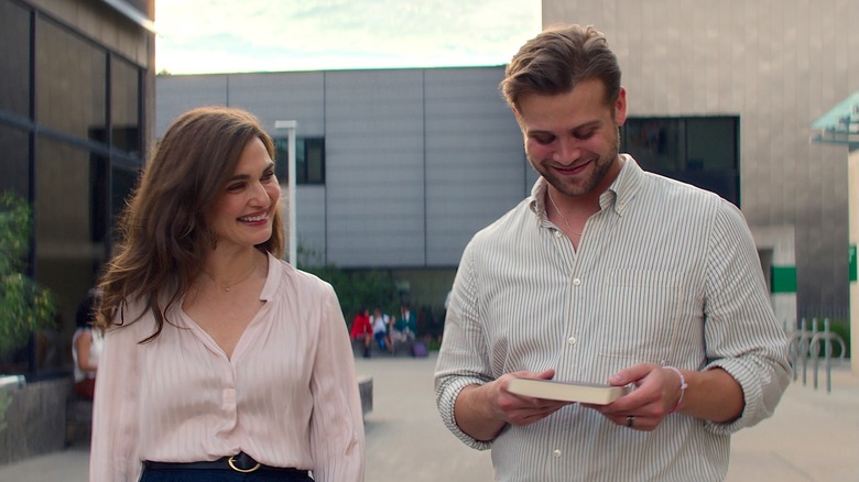 Rachel Weisz and Leo Woodall in Vladimir