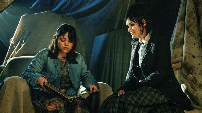 Jenna Ortega and Winona Ryder in Beetlejuice Beetlejuice
