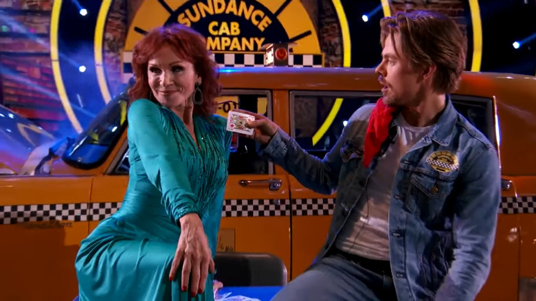 Marilu Henner and Derek Hough on Dancing With the Stars doing their Taxi-inspired foxtrot