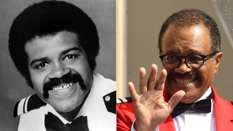 Ted Lange as Isaac on The Love Boat in 1980, and at the Hollywood Walk of Fame in 2018