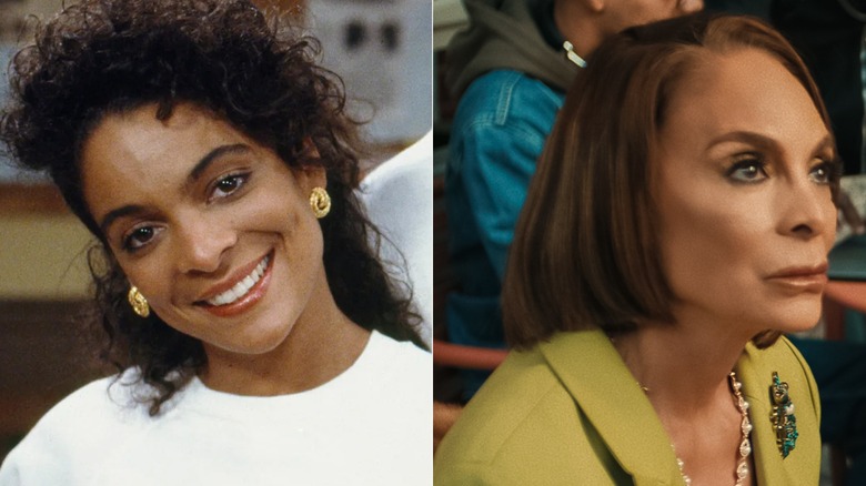 Jasmine Guy as Whitley, on the original A Different World and the reboot.