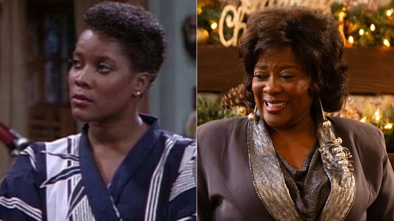 Loretta Devine as Stevie on A Different World, and Hen in The Christmas Showdown