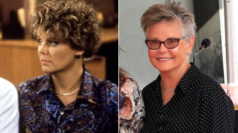 Amanda Bearse as Marcy gives classic side-eye on Married...With Children, and talks to fans at a horror convention in real life.