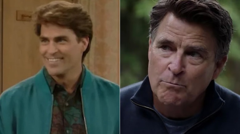 Ted McGinley as carefree Jefferson D'Arcy on Married...With Children, and concerned family man John Baxter on The Baxters.
