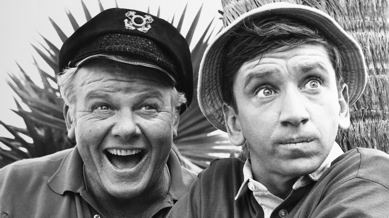 The Skipper (Alan Hale, Jr.) and Gilligan (Bob Denver)
