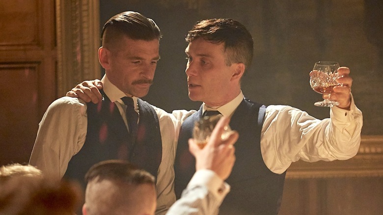 Arthur and Tommy Shelby in Peaky Blinders