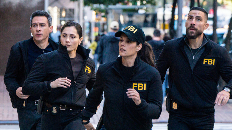 Agents Scola, Castille, Bell, and Zidan on the run in "FBI" (2018-present)
