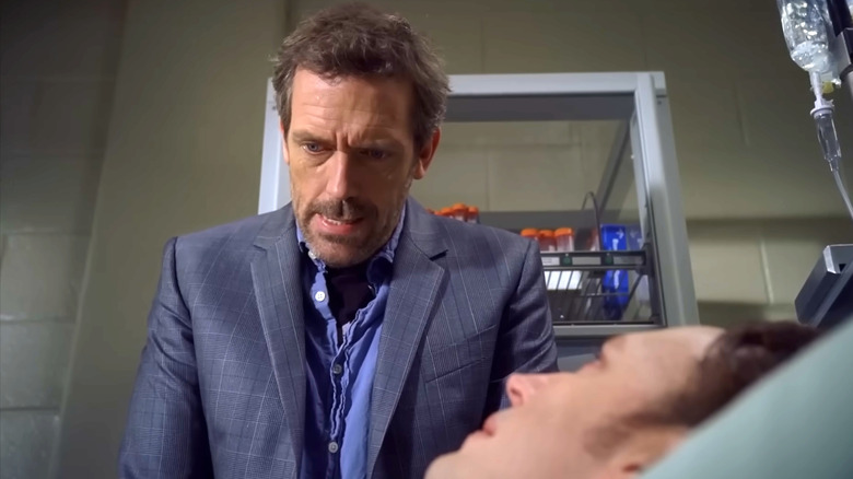 House, Dr. House talking to his lupus patient