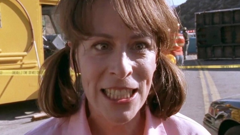Lois showing her teeth on "Malcolm in the Middle"