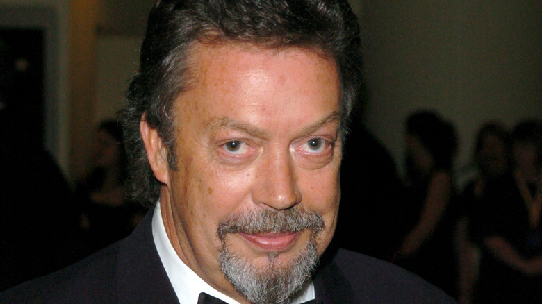 Tim Curry in black tie at an event in the 1990s