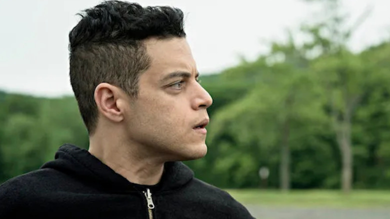 MR. ROBOT -- Episode 412 -- Pictured: Rami Malek as Elliot Alderson