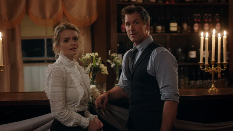 Andrea Brooks and Paul Greene in When Calls the Heart