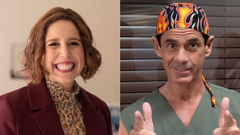 Composite image of Sibby Wilson smiling and The Todd showing finger guns