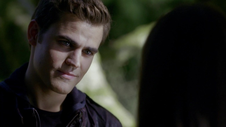 Stefan Salvatore in an outdoor space in "The Vampire Diaries" (2009)