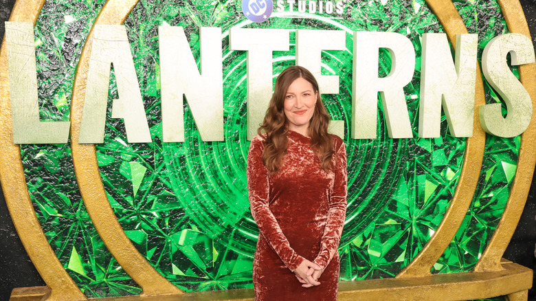 Kelly Macdonald on the red carpet of the "Lanterns" (2026) premiere