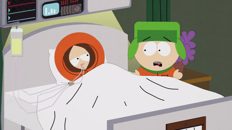 Kenny dies in the "South Park" episode "Kenny Dies"