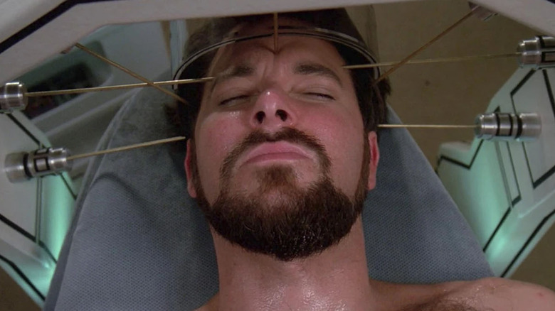 Jonathan Frakes as William Riker in "Shades of Gray."