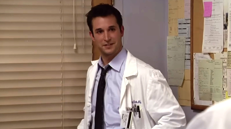 ER, Dr. John Carter reacting to his intervention
