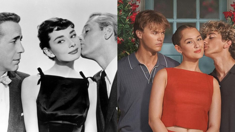 Comparison between Sabrina and Summer I Turned Pretty promotional posters