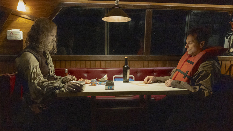 Widow's Bay's Hamish Linklater and Matthew Rhys