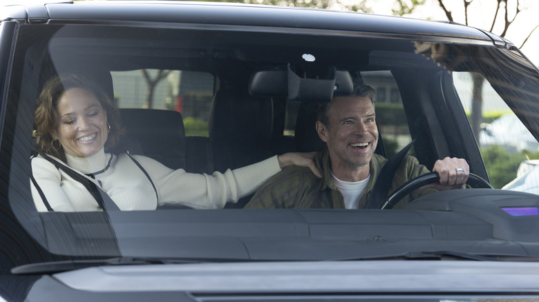 Angie Polaski and Seth McDale in Will Trent Season 4, Episode 18