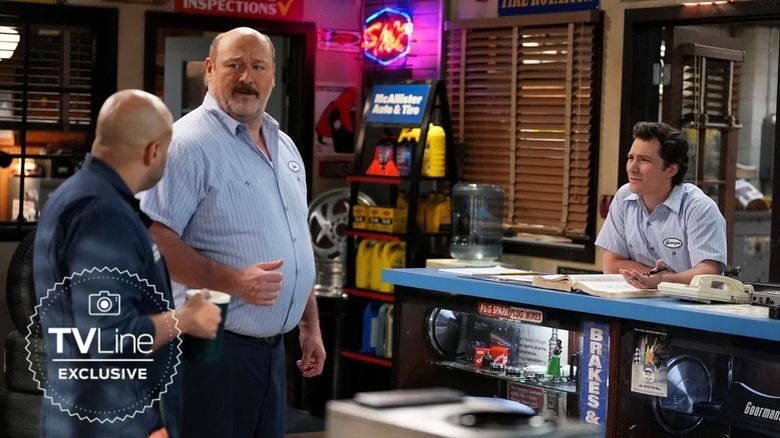 Will Sasso and Montana Jordan as Jim and Georgie in Georgie & Mandy's First Marriage