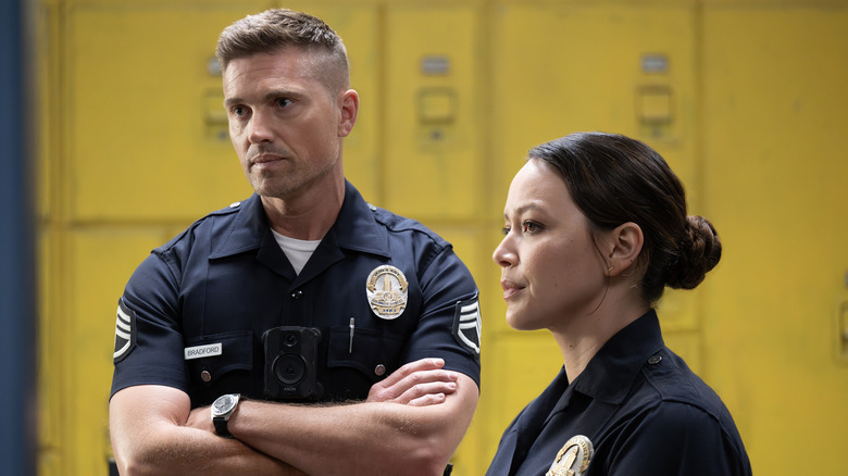 Eric Winter and Melissa O'Neil in The Rookie Season 7