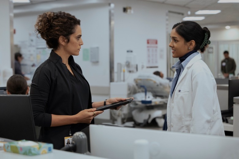 Dr. Al-Hashimi and Dr. Javadi in The Pitt Season 3
